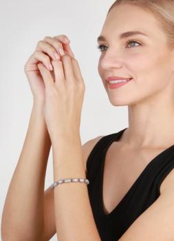 grey - Petit Glamour d'Afrique - Konplott bracelet